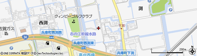 佐賀県佐賀市兵庫町渕1592周辺の地図