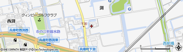 佐賀県佐賀市兵庫町渕1643周辺の地図