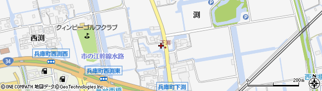 佐賀県佐賀市兵庫町渕1532周辺の地図