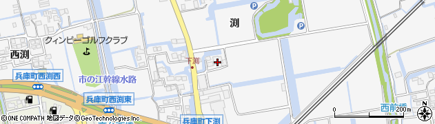 佐賀県佐賀市兵庫町渕1645周辺の地図