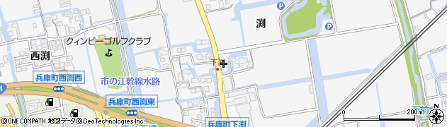 佐賀県佐賀市兵庫町渕1637周辺の地図