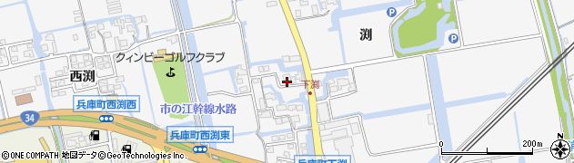 佐賀県佐賀市兵庫町渕1627周辺の地図