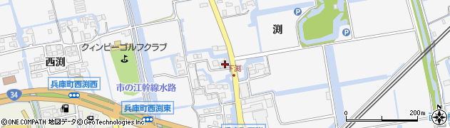 佐賀県佐賀市兵庫町渕1632周辺の地図