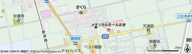 佐賀県小城市三日月町長神田2230周辺の地図