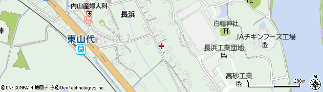佐賀県伊万里市東山代町長浜221周辺の地図