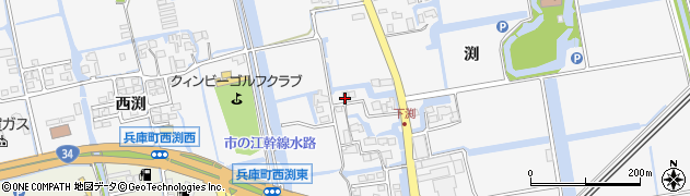 佐賀県佐賀市兵庫町渕1599周辺の地図