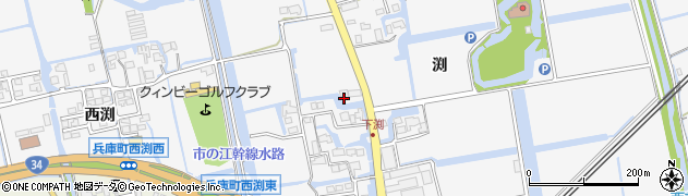 佐賀県佐賀市兵庫町渕1805周辺の地図