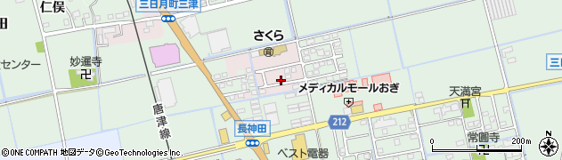 佐賀県小城市三日月町長神田1170周辺の地図