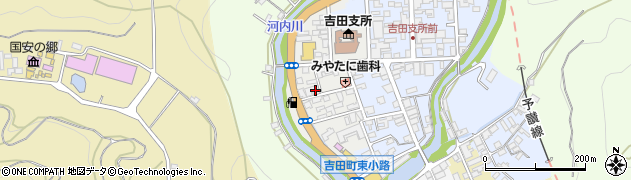 愛媛県宇和島市吉田町西小路周辺の地図