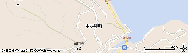 長崎県平戸市木ヶ津町周辺の地図