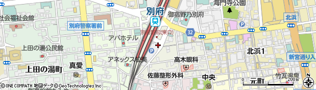 マルミヤストア別府駅店周辺の地図