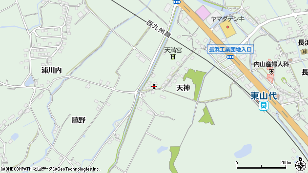 〒849-4273 佐賀県伊万里市東山代町天神の地図