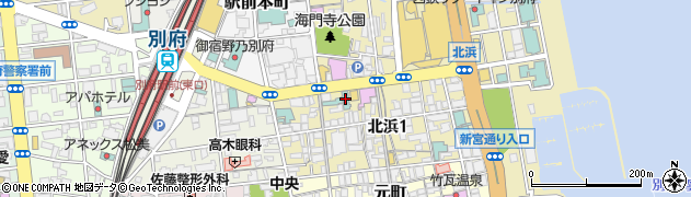 ビジネスホテル松美　旅館部周辺の地図