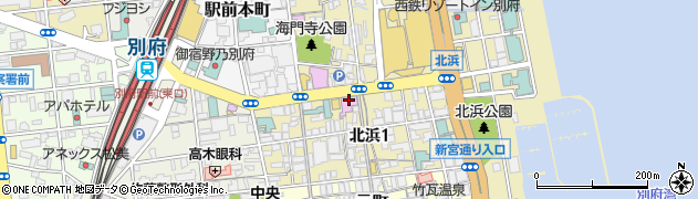 カラオケダイちゃん　別府駅前店周辺の地図