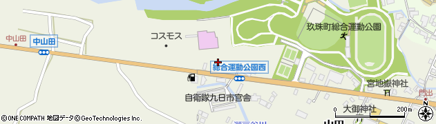 キデンリース株式会社　玖珠事業所周辺の地図