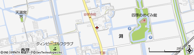 佐賀県佐賀市兵庫町渕1810-10周辺の地図