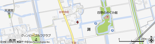 佐賀県佐賀市兵庫町渕1800周辺の地図