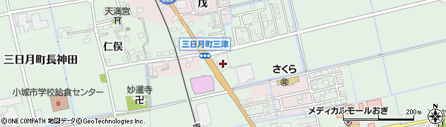佐賀県小城市三日月町長神田1123周辺の地図