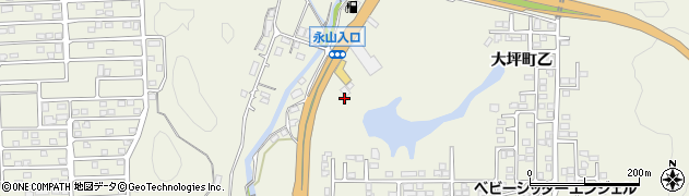 佐賀県伊万里市大坪町（乙白野）周辺の地図
