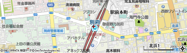 イタリアントマトカフェ 別府駅パティオ店周辺の地図