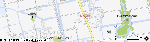 佐賀県佐賀市兵庫町渕4578周辺の地図