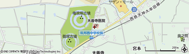 大善寺医院周辺の地図