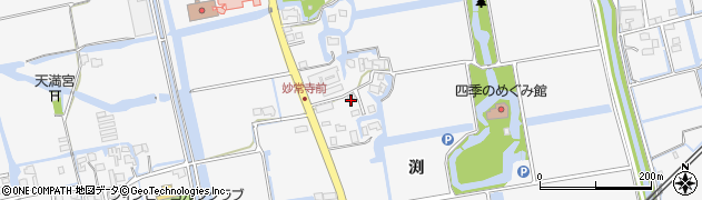 佐賀県佐賀市兵庫町渕1796-3周辺の地図