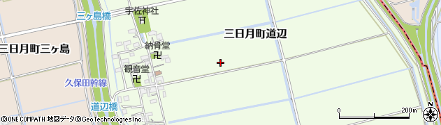 佐賀県小城市三日月町道辺周辺の地図