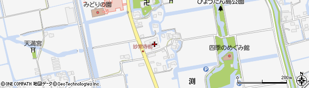 佐賀県佐賀市兵庫町渕1872周辺の地図