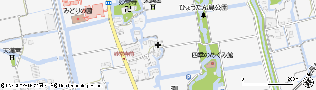 佐賀県佐賀市兵庫町渕1784周辺の地図