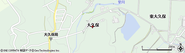 佐賀県伊万里市東山代町（大久保）周辺の地図