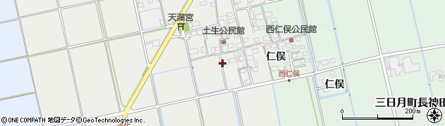 佐賀県小城市三日月町久米2327周辺の地図