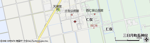 佐賀県小城市三日月町久米2323周辺の地図