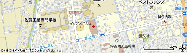 佐賀北郵便局集荷周辺の地図