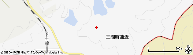 愛媛県宇和島市三間町兼近周辺の地図