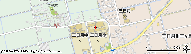 佐賀県小城市三日月町長神田1632周辺の地図