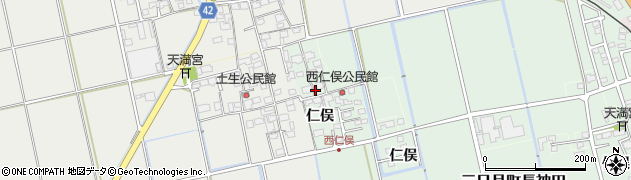 佐賀県小城市三日月町長神田2909周辺の地図