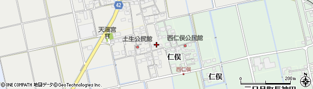佐賀県小城市三日月町久米2366周辺の地図