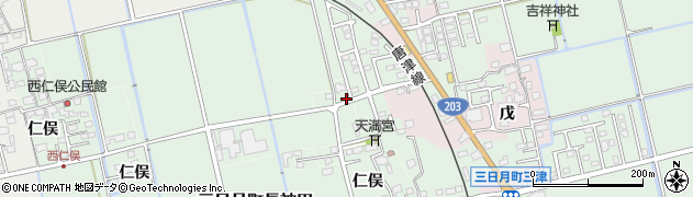 佐賀県小城市仁俣2790周辺の地図