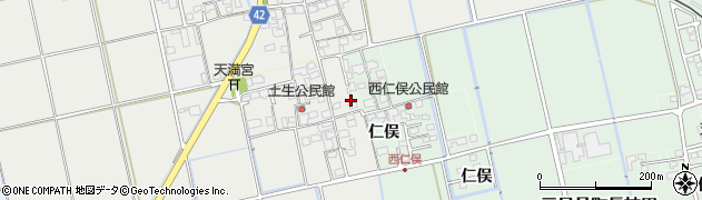 佐賀県小城市三日月町久米2363周辺の地図