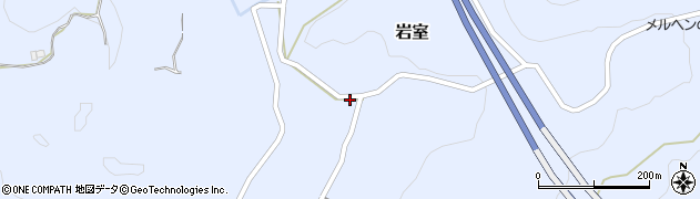 大分県玖珠郡玖珠町岩室1191周辺の地図