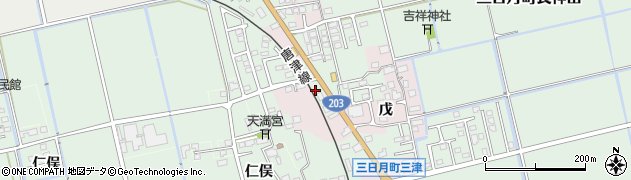 佐賀県小城市三日月町長神田1038周辺の地図