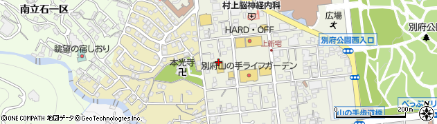 石窯パン工房モコモコ　別府店周辺の地図