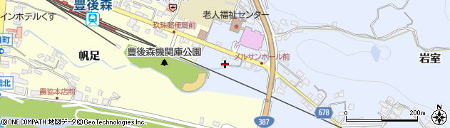 大分県玖珠郡玖珠町岩室37周辺の地図
