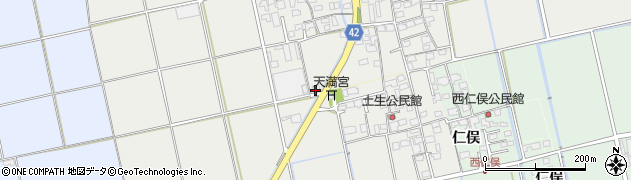佐賀県小城市三日月町久米1834周辺の地図