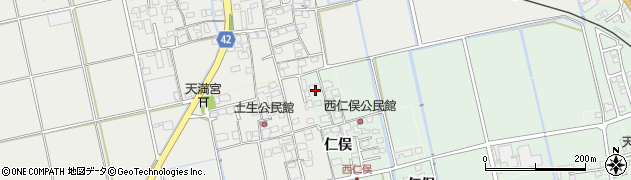 佐賀県小城市仁俣2922周辺の地図