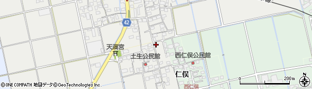 佐賀県小城市三日月町久米2348周辺の地図