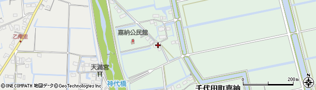佐賀県神埼市千代田町嘉納周辺の地図