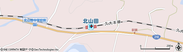 大分県玖珠郡玖珠町周辺の地図