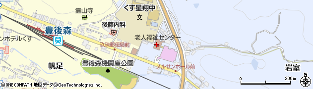 大分県玖珠郡玖珠町岩室24周辺の地図